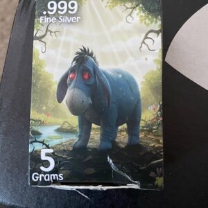 999 Fine Silver Eeyore Collectible
